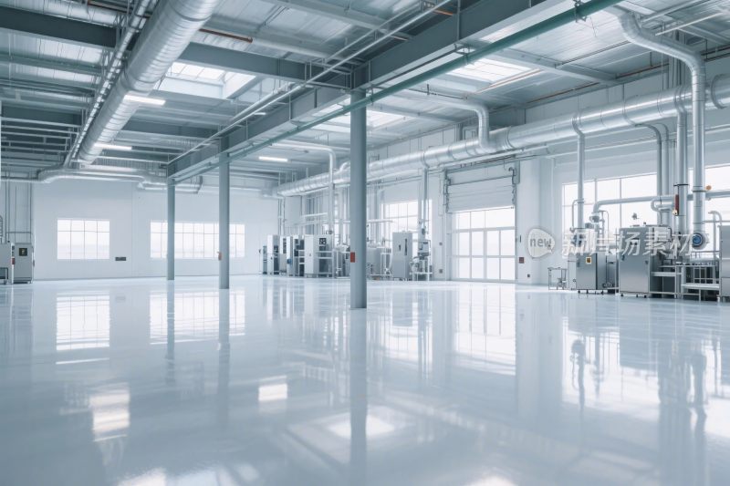 工业厂房内部场景