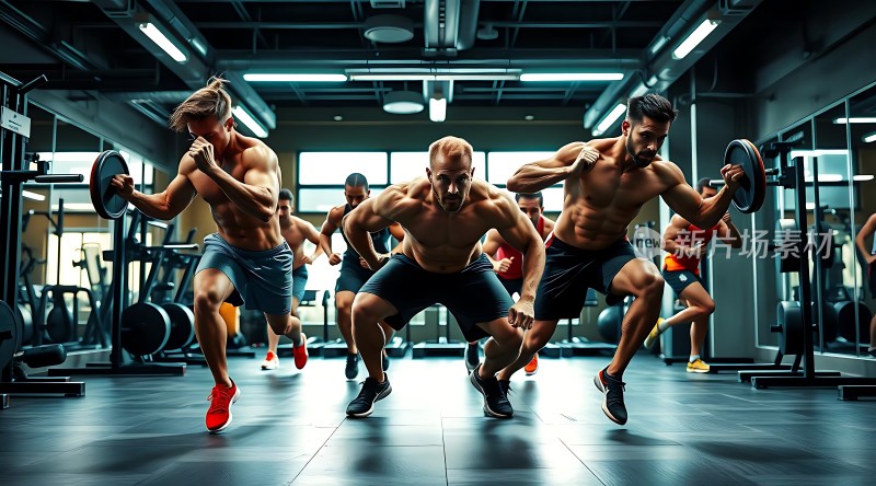 健身房的活力运动