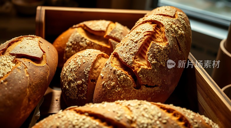 阳光下的面包艺术