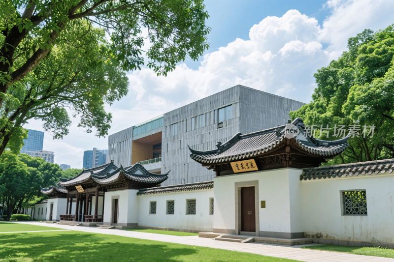 古建与现代建筑景观