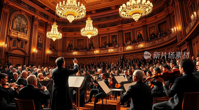 交响乐团现场演奏