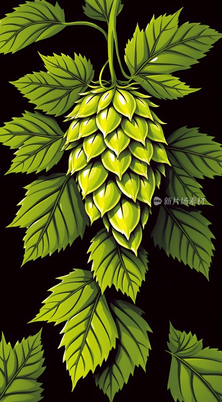 绿色啤酒花