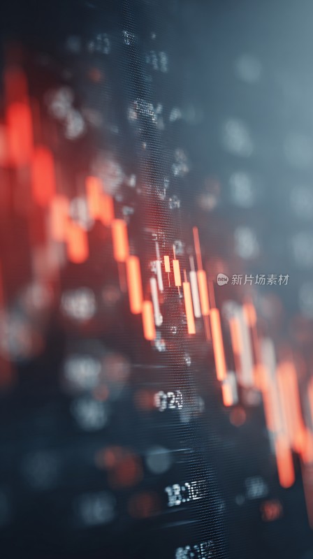 科技感数字数据背景画面