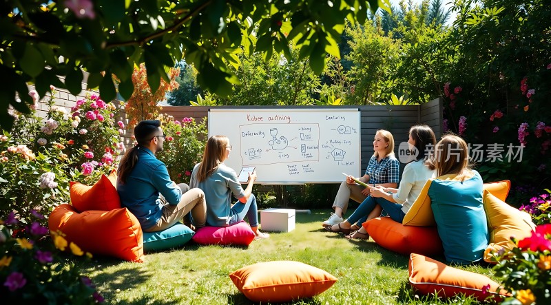 户外头脑风暴会议