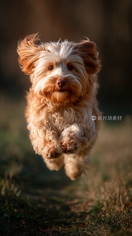 奔跑的可爱小狗