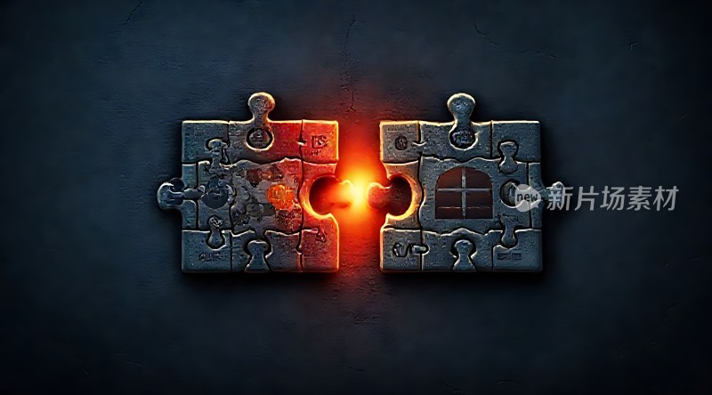 拼图缺口中的光明