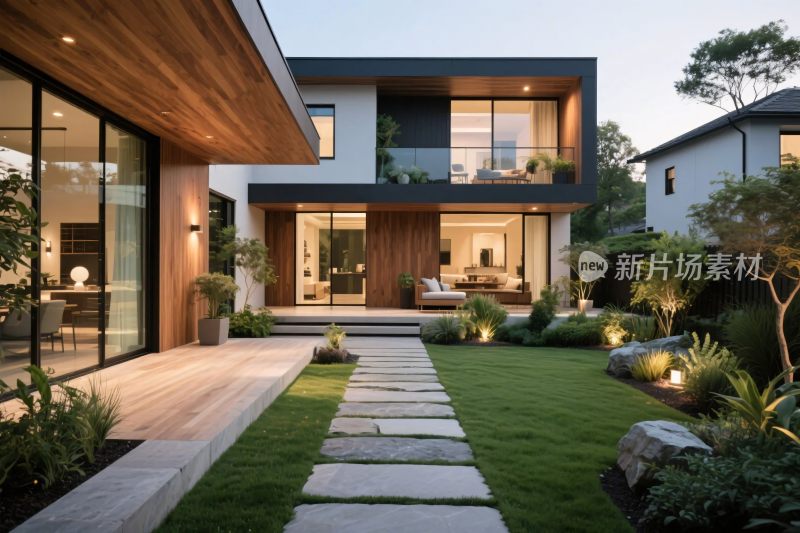 现代住宅庭院景观