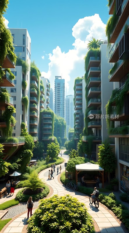 绿色生态社区未来城市生活新体验
