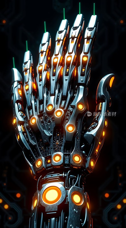 机械手臂未来科技感十足