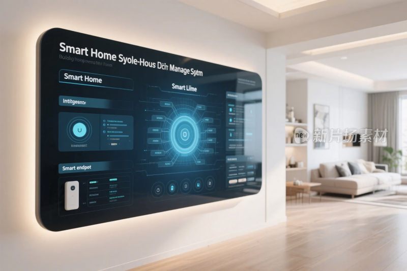 智能家居系统显示屏界面