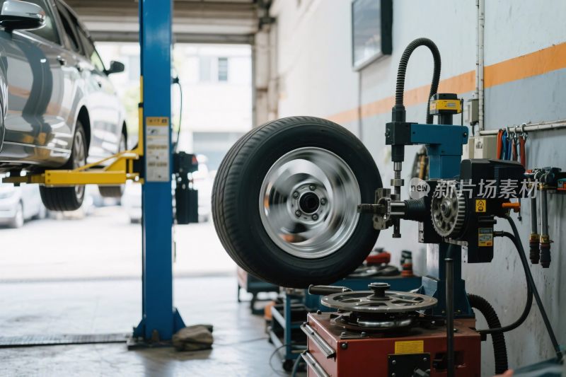 汽车维修车间场景