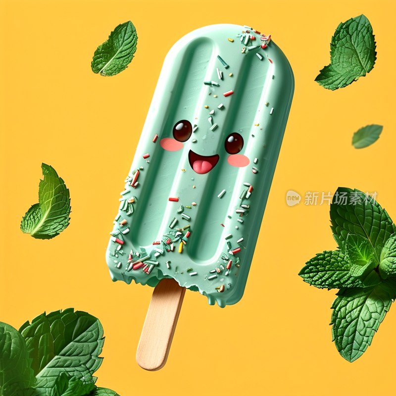 薄荷冰淇淋棒