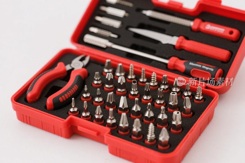 红色维修工具套装