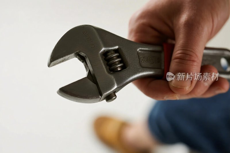 手持扳手工具摄影