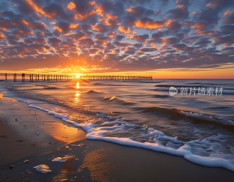 新泽西日出美景