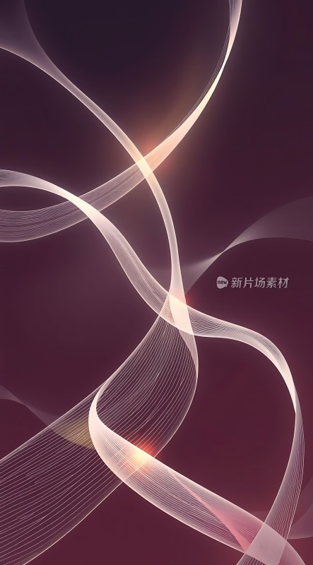 光之舞流动的光影线条