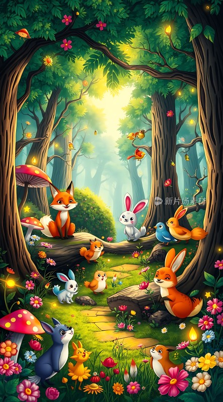 森林里的动物们