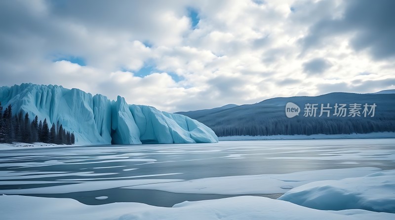 冰封雪原静谧而神秘
