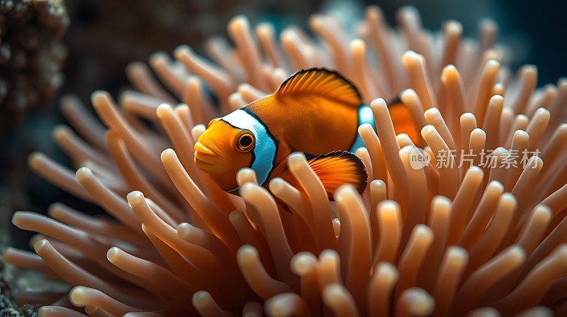小丑鱼与海葵共舞
