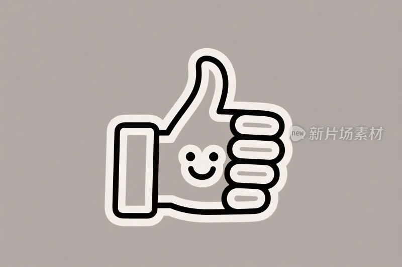 点赞手势简笔画