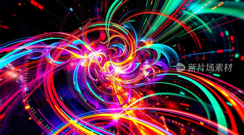 五彩斑斓的光影世界