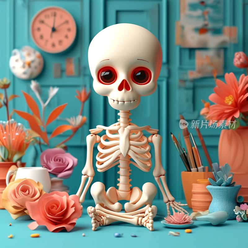 课堂人体骨骼教学