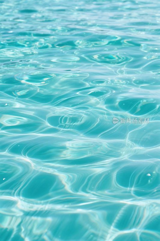 清澈水面波纹图