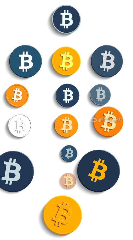 比特币图标集合展示