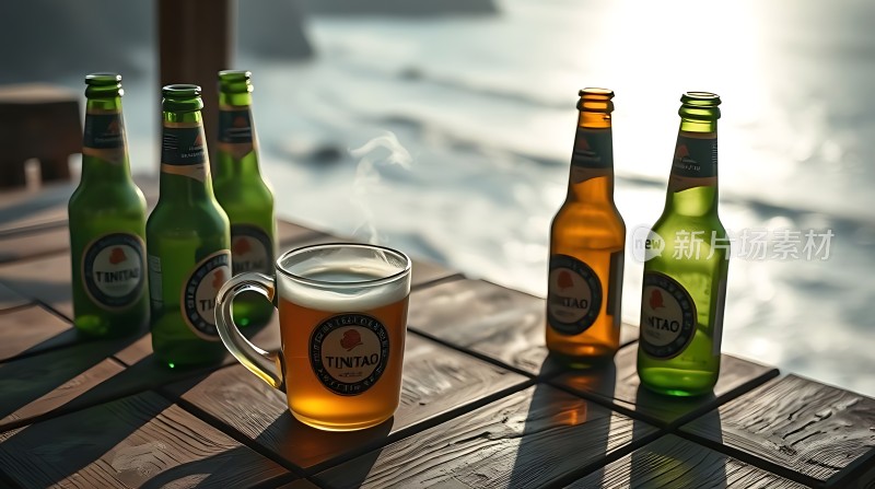 阳光下的啤酒时光