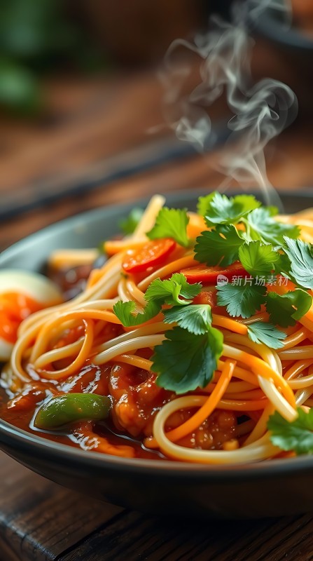 热腾腾意大利面