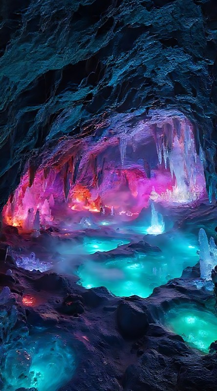 神秘洞穴奇景