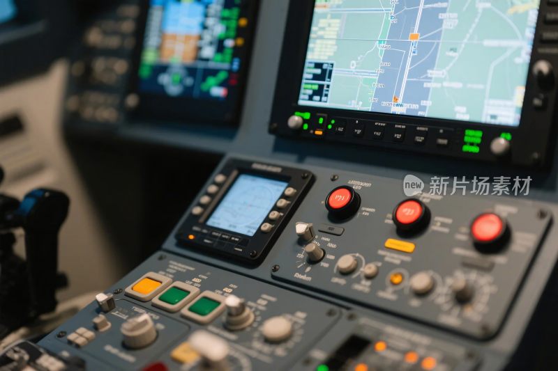 飞机驾驶舱控制界面