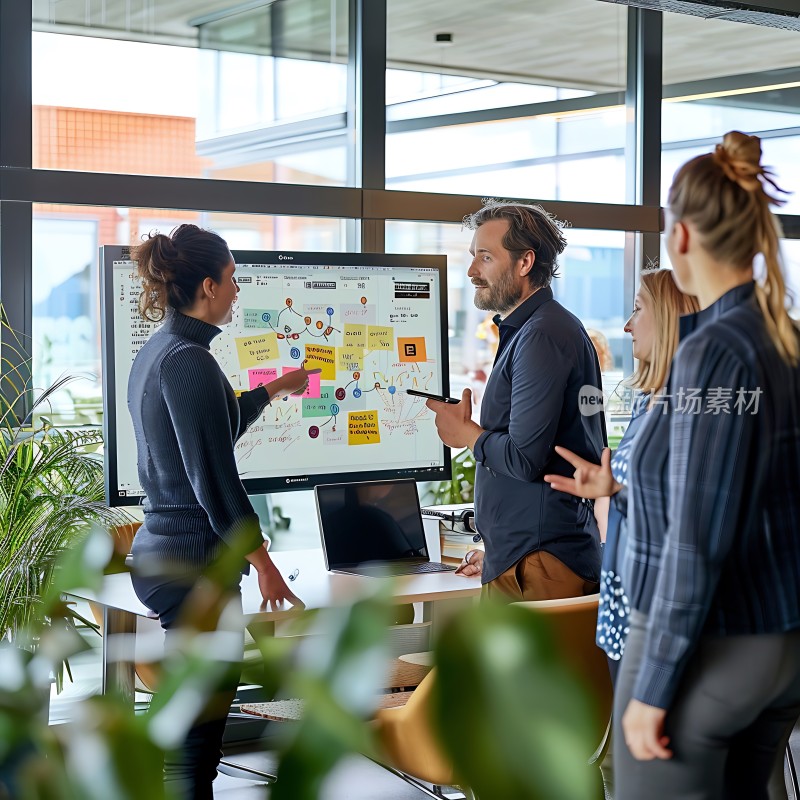 团队协作头脑风暴会议