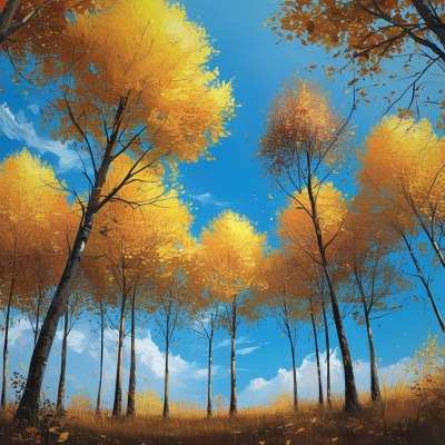 秋色斑斓山景 秋色斑斓山景