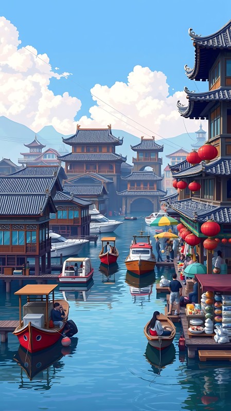 古色古香水乡风情