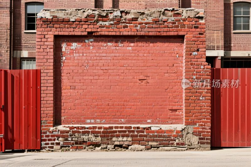 红砖墙建筑遗迹