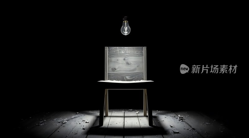 新片场素材 灯泡椅子