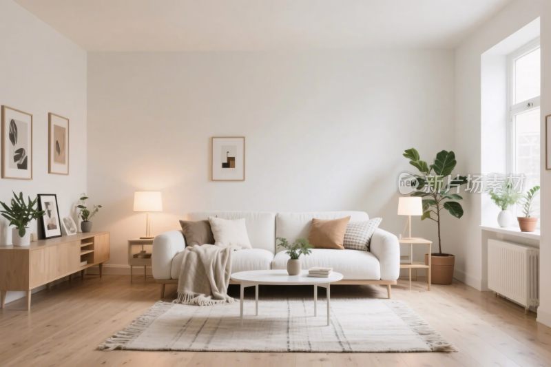 简约温馨的室内客厅场景