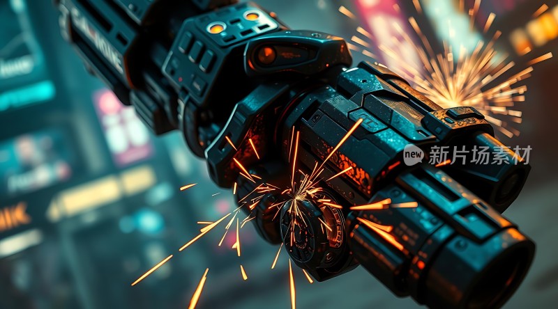 科技武器火花四溅