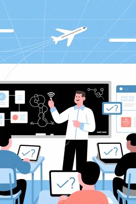 现代科技教学课堂插画 现代科技教学课堂插画