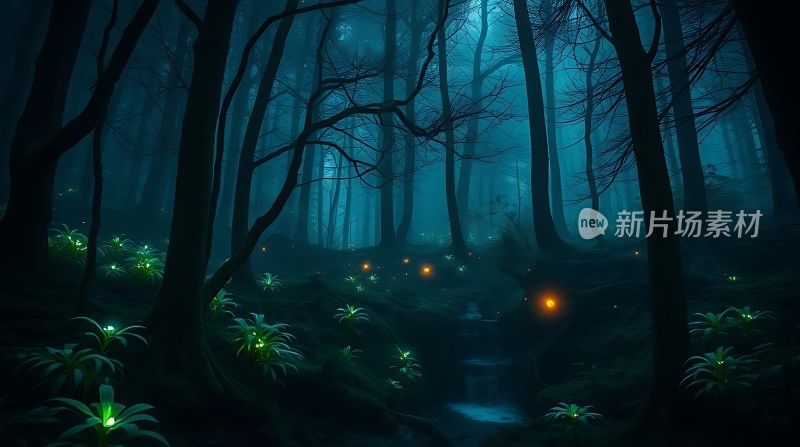 神秘森林之夜