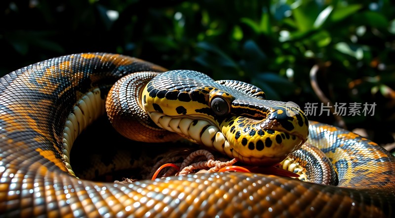 蛇影斑驳色彩斑斓