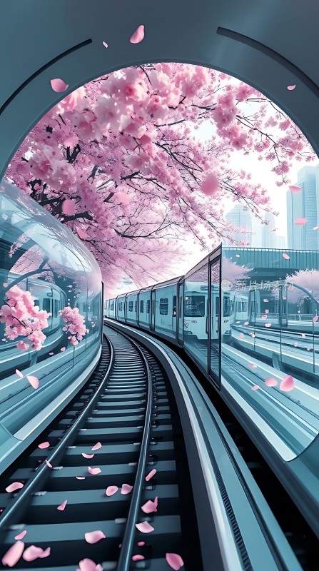 樱花列车浪漫之旅