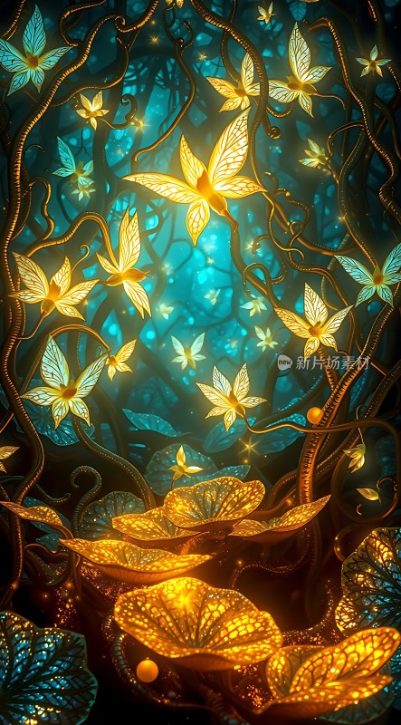 **神秘夜光花园**