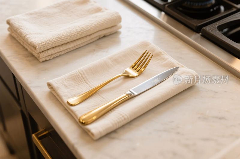 厨房餐具摆放场景