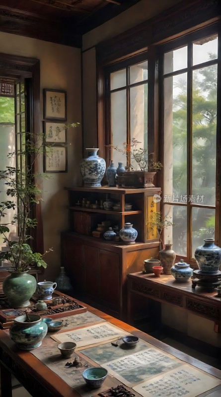 古风书房雅致静好