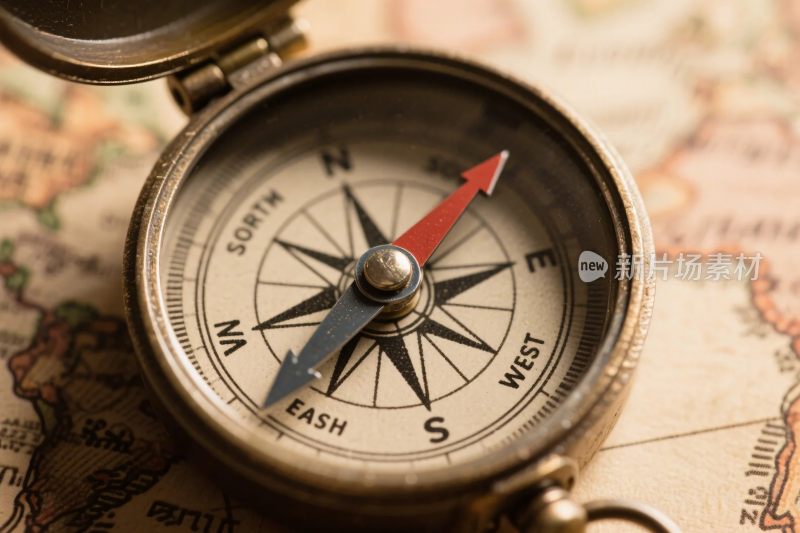 复古指南针老地图