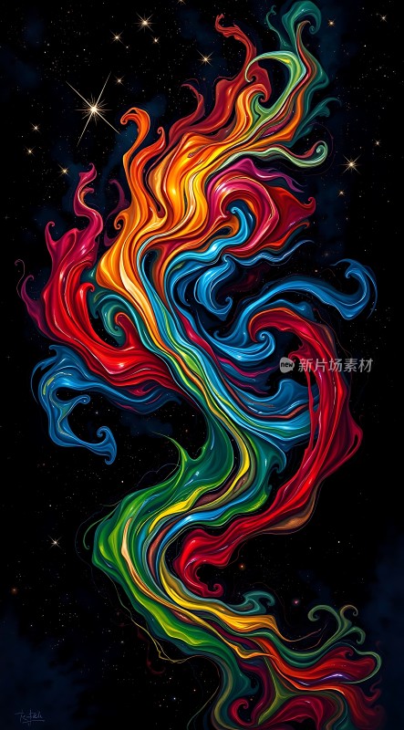 五彩斑斓的星云