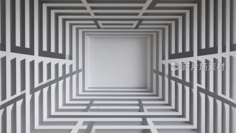 几何线条空间艺术