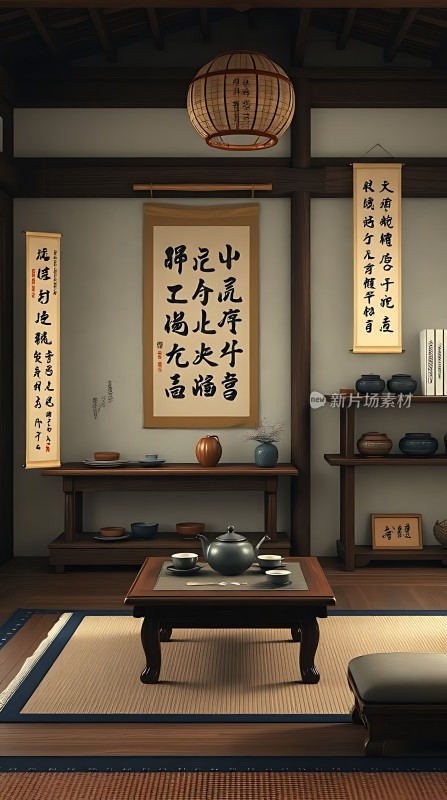 古风茶室雅致静好